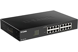D-Link DGS-1100-16V2, Switch Smart 16 puertos Gigabit, RJ-45, Gestión web, Layer 2, VLAN, sobremesa, sin ventilador, IGMP Snooping, VoIP VLAN, QoS, Seguridad red, sin ventilador, Green