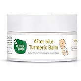 Mother Sparsh After Bite Turmeric Balm for Rashes And Mosquito Bites, 100% Ayurvedic, Gentle Skin Roll-On Formula, 25gm