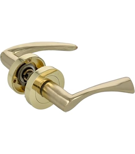 Coppia Maniglia Con Rosetta Cromo Satinata Per Porte Interne - Foto 7