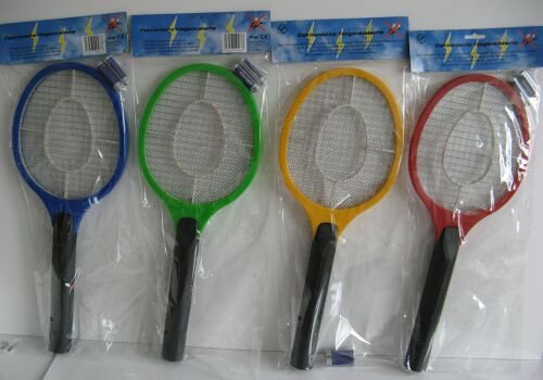 3er SPAR-SET elektronische Fliegenklatsche + Batterien