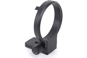 iShoot Wsparcie kołnierza obiektywu Pierścień do montażu na statywie kompatybilny z Sigma 100-400 mm f/5-6,3 DG OS HSM współczesny obiektyw, spód to płytka szybkiego zwalniania typu ARCA do głowicy