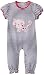 Lilly & Sid Baby-Girls Cat Playsuit Romper, Blue, 0-3 Months