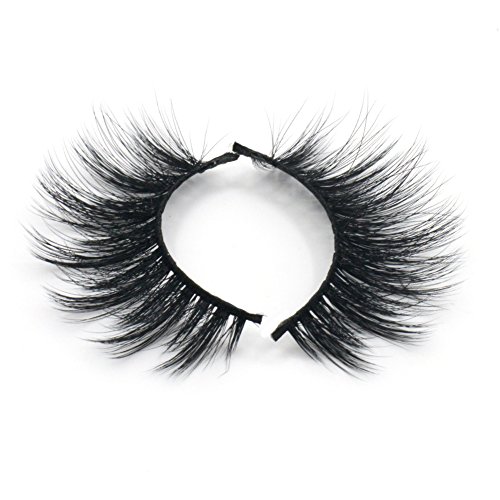 Arison Lashes 3D 100% Handgefertigte Künstliche Wimpern Synthetische Natürlicher Blick Augen Falsche Wimpern (1 Paar) - 9