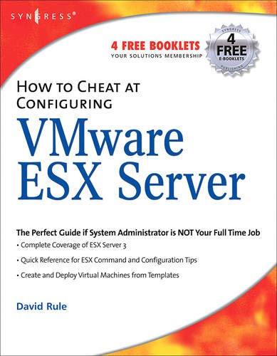Preisvergleich Produktbild How to Cheat at Configuring VmWare ESX Server