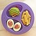 oogaa Silicone Baby and Toddler Divided Plate - Purple by oogaa
