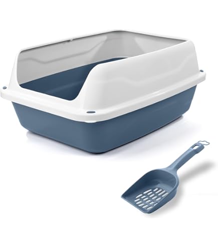 Lettiera Per Gatti Rotho MyPet Eco Bonnie - Ingresso Superiore, Plastica Riciclata, Verde/Bianco - Foto 1