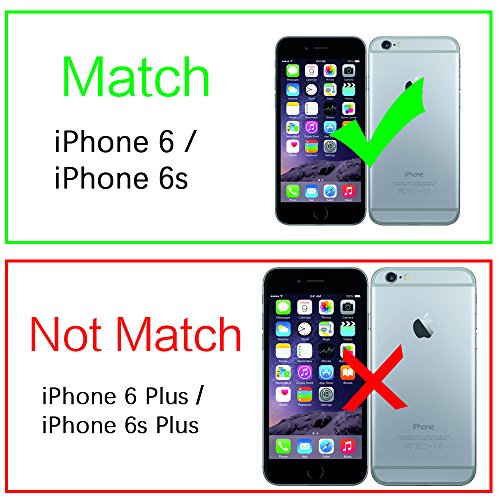 BENTOBEN iPhone 6 Funda  iPhone 6S Funda  2 Piezas Ultra Delgada iPhone 6 Protector C  scara Dura Flexible TPU Doble Capa Parachoques Forma Ondulada Protecci  n para iPhone 6 6S 4 7 Inch  Gris