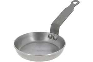 De Buyer 5612.12 Poêleà blinis Minéral B Element, Argent