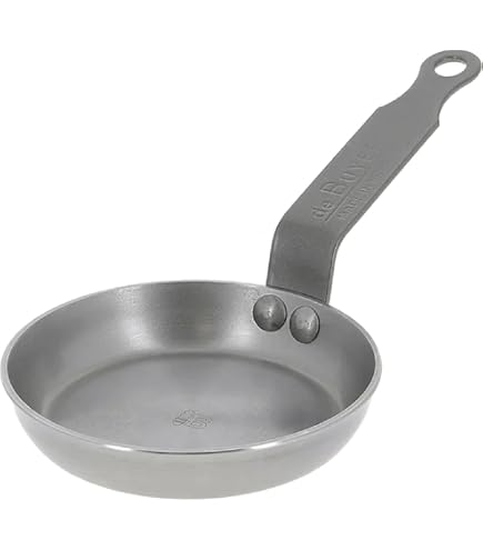DeBuyer 5616.24 Steak Pan, Stainless Steel, Silver, 24 cm DeBuyer 5616.24 Steak Pan, Stainless Steel, Silver, 24 cm