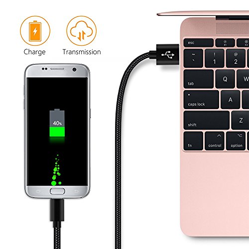 Chargeur Cable LG G6 G5-Sony Xperia l1 xz xz1 xz1 Compact XZ Premium Cable USB Type C 3 0 1m 2m 3m  Cordon Charge Rapide pour LG G7 ThinQ V30 V20 Nexus 6 5x Sony xz2 xa2 xa1 XA2 ultra l2-Noir 6PACK