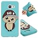 Produktbild Samsung Galaxy A3 (2016) Silikon Schutzhülle,Galaxy A3 2016 Hülle Case,Roreikes Handyhülle Kreative TPU Silikonhülle Niedlichen Männliche Eule Muster Schutzhülle Weich Cover Schutzhülle Cover Protector von Scratch, Abstößt, Staub für Galaxy A3 2016