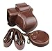 Produktbild Voller Schutz Bottom Opening Version Schutz PU Leder Kamera Tasche für Fujifilm Fuji X Serie X - T100 XT100 mit 15-45mm Objektiv mit Schultergurt Dunkelbraun