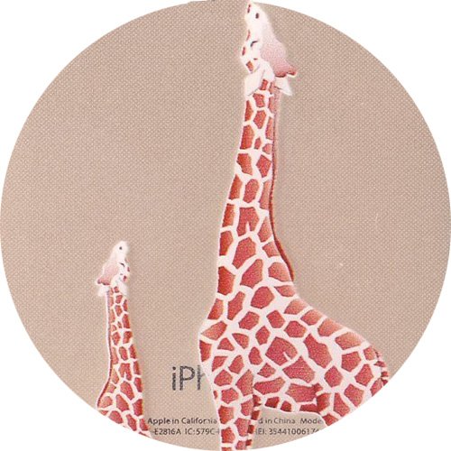 iPhone 7 Case, LUOLNH [New Creative Design] Flexible Soft TPU Silicone Gel Soft Clear Phone Case Cover for iPhone 7 4.7 inch,( 2 Giraffe)