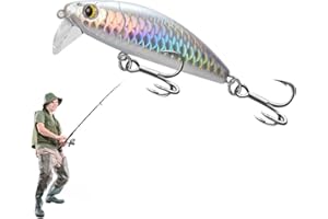 IEBTAWN 1 Pz Affondamento Esche Da Pesca, Esche Artificiali Spinning, 7.5G Metallo Duro Spinner Esche Pesce Maschere Per Trota Pesce Persico Salmone Bass Pike