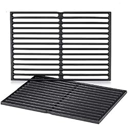 GFTIME 7526 Grilles de Cuisson en Fonte Pièces de Barbecue pour Les Modèles de Barbecue Weber Spirit 300, Spirit 700, Genesis 1000-3500 (avec Boutons de Commande Latéraux)