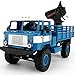 Produktbild OOFAY B-24 RC Ferngesteuerter Geländewagen 4-WD GAZ Klettern Militär LKW High Speed Buggy Metall Shell Mit LED-Licht,Blue