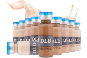 DLD 5 tipos de color de piel-BB Serum Cream Serum antiedad para aclarar la piel Cuidado facial Blanqueamiento Base de maquillaje Belleza (Colores mezclados)