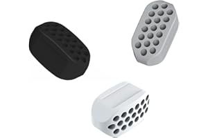 Vusmer Face Chewing Trainer Silicone 6pcs Neck Muscle Line Training Chewing Tools Unisex Jaw Exerciser Jawline Muscle Trainer with Storage Box (3 Colors)