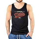 Herren Sprüche Trägershirt - Sexsprüche : Lass mich dein .. sein -- Sprüche Ü18 Shirt Farbe: schwarz Gr: M