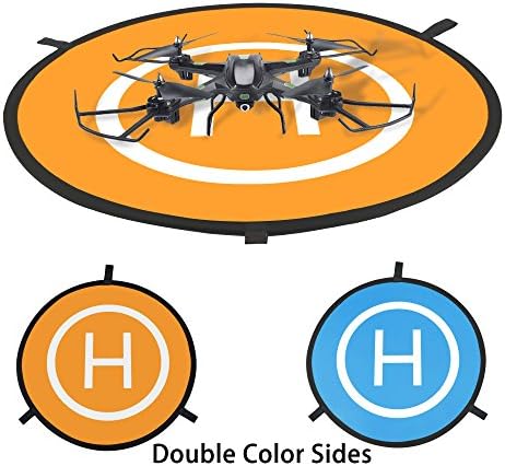 Drone Landing Pad- Universal Portable Foldable Drones Landing Pad For RC Drones Helicopter, PVB Drones, DJI Mavic Pro Phantom 2/3/4/ Pro, Antel Robotic, Holy Stone Gopro Kama, Parrot, 3DR Solo and So on