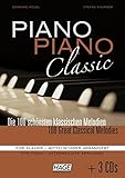 Piano Piano Classic mittelschwer (mit 3 CDs): Das beliebte Spielbuch für Klavier für fortgeschrittene Spieler by 