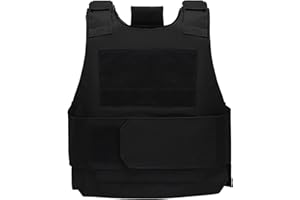 Taeku Gilet Tattico, Traspirante Regolabile Gilet Uomo Donna Airsoft Paintball Costume Protettivo Addestramento Leggero Giochi di Caccia Gilet