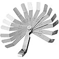 Jauge D'épaisseur Et Clés De Réglage De Soupapes Pour Moteur Moto - 16 Lames (0.127-0.508 Mm) - Acier Inoxydable