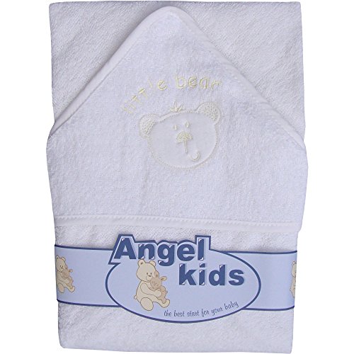 Baby Super Soft Little Bear Hooded Towel (White)
