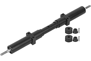 OUMEFAR JTLB Essieu de Roue RC, 1/10 Essieu de Roue RC, Non alimenté, remorque Non alimentée, essieu de Roue arrière, pièces de Rechange pour Tracteur RC 1/10, essieu de remorque RC.