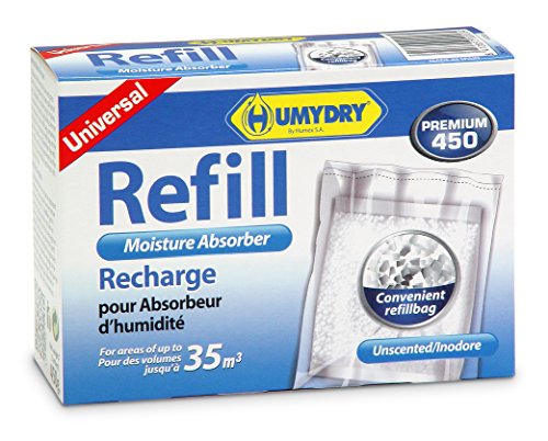 Humydry Universal Home Interior Moisture Trap Dehumidifier & Odour Absorber Neutralizer Refill 450g Unscented