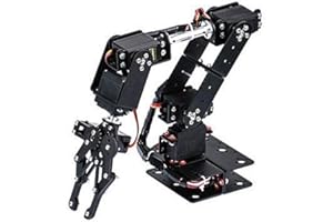 DIOCHE Bras de Robot Kit de Bras Robotique 6Dof Robot Bras Mécanique Pince Griffe Kit Dof Manipulateur Pièces de Robot Industriel