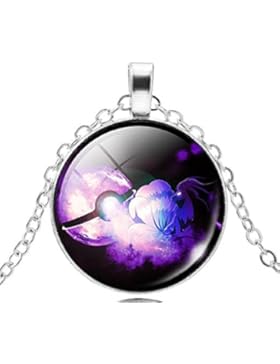 Pkmn2 - Perlenkette Pokemon Go Get 'Pokeball In 6 Farben (Lila)