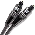 OX Optical Digital Audio Cables (3m) - XO Premium Install TOSLINK S/PDIF Cable [24K Gold-Plated, Ultra-Durable] Male to Male 