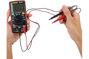 FTVOGUE Multimetro digitale AN8009 Auto Range con rilevatore automatico di tensione RMS AC/DC Misuratore elettronico Misura di tensione Corrente Resistenza
