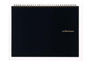 Maruman - Taccuino da dirigente con copertina rigida, modello: N161 Filo doppio 8.66 Inches x 11.69 Inches (Unruled)