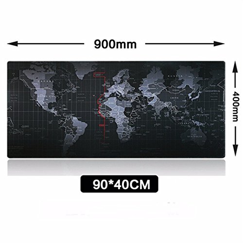 Vindar Mauspads Multifunktionale Schreibtischauflagen Rutschfest Mausunterlage für Haus und Büro 35.4 x 15.7 x 0.12 Zoll - 5