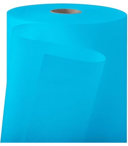 Rouleau De Nappe Intissée Spunbond 50 M X 120 Cm - Noir, Déperlant, Pour événements Et Restaurants