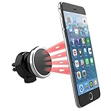 Soporte Magnético Móvil para Coche - Montura Universal para Rejilla de Ventilación - Rotación de 360° - Imanes extra fuertes - El mejor para iPhone y otros smartphones - Garantía de reembolso