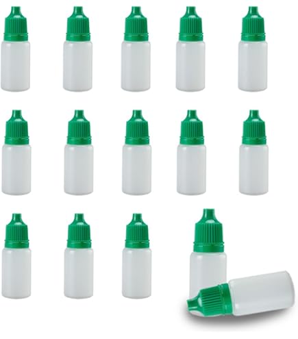 5x Transparente Tropfflaschen 30 Ml Mit Pipette - Für ätherische Öle & Kosmetik