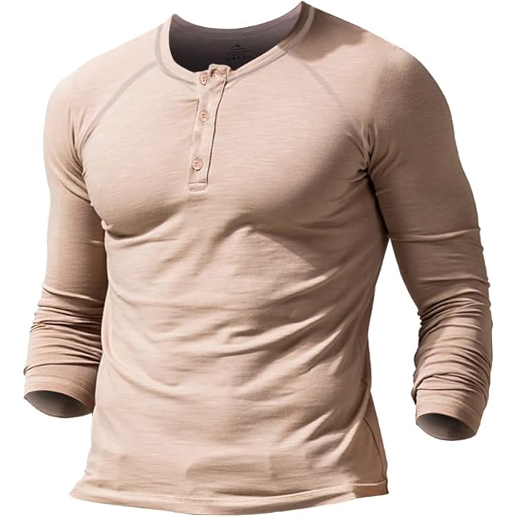 Shirt Lange Mouw Henley Sluiting