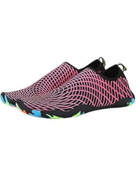 Herren Damen Aqua Schuhe, Strandschuhe, Schwimmschuhe, Water Shoes,Breathable Schnell Trocknend Badeschuhe Wasserschuhe...