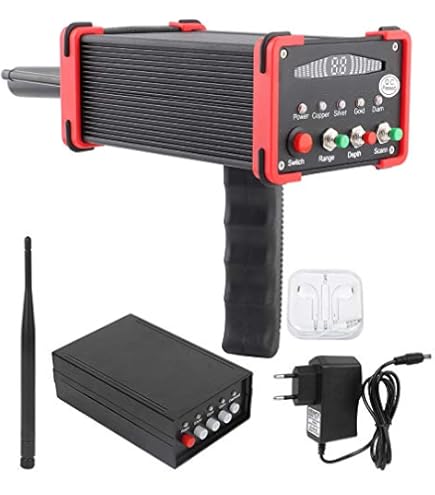 Détecteur De Métaux Portable LCD - Portée 990m, Profondeur 16m - Rechargeable IP67 Pour Trésor, Archéologie