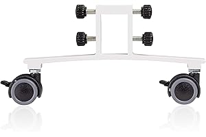 2 pieds métalliques avec roulettes pour les chauffages infrarouges de la série P de Könighaus