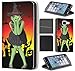 Price comparison product image Coverfix Premium Huawei P8 Lite Model 2017 Protective Case Cover Skin PU Leather Flip Case 1611 grüne Hexe mit Hut Halloween