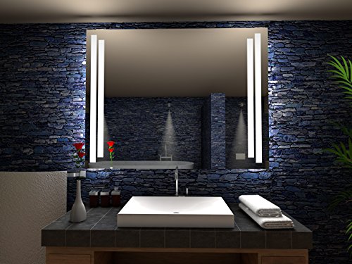 Havre Badspiegel mit LED Beleuchtung – B: 100 cm x H: 90 cm - 3