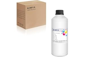AOMYA DTF Ink Kit de conversion d'encre de transfert thermique DTF de qualité supérieure pour film PET, compatible avec Epsn ET8550, ET-8500, L1800, L805, XP-15000, R1390, R2000, R2400, P400, P800, toutes