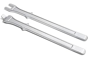BINGCOBBER Ensemble d'outils de Levier Démonte-pneus Outils de réparation pour Trottinette Vélo, Moto, Voiture, Scooter,Métal Acier Levier des Pneus