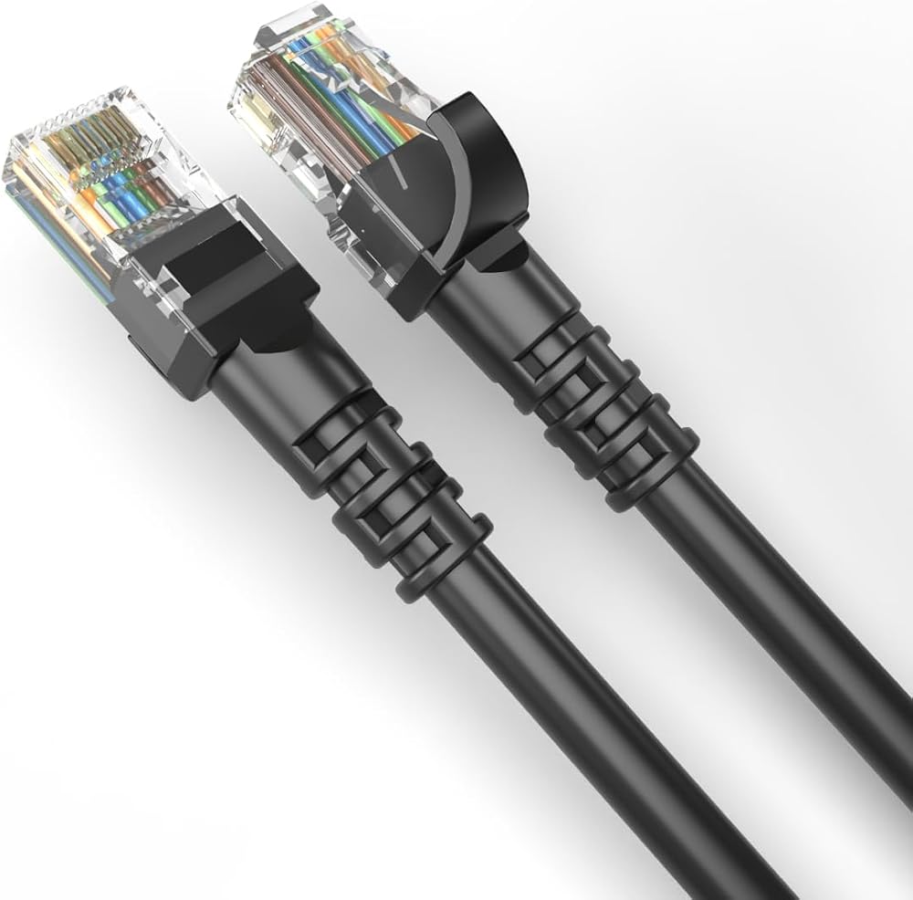 DERKAB 15 Metre CAT6 Network-Ağ-Ethernet Kablosu Siyah