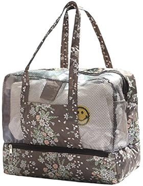 5 ALL Schwimmen Strandtasche Nasse und Trockene Trennung Unisex Wasserdichte Tasche Große Kapazität Badetasche...