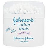 Johnson Baby Cotton Buds - Pack of 6, Total of 1200